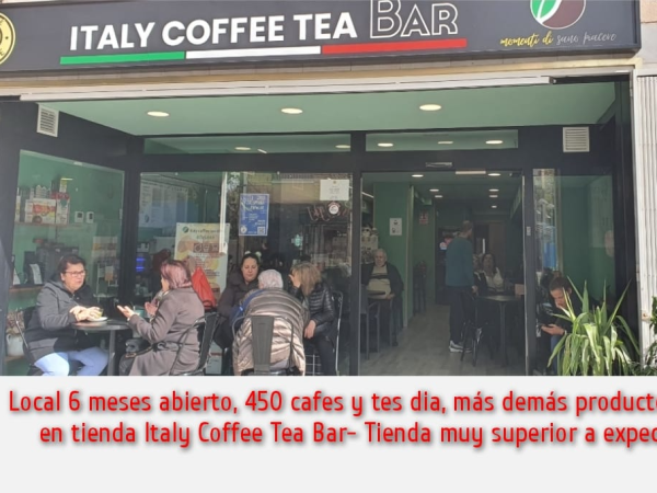 Abre o reforma Bar-Cafetería-Restaurante-tienda a Italy Coffee Tea Store con distribución exclusiva de zona y hazte además Master franquiciado de amplia zona. 