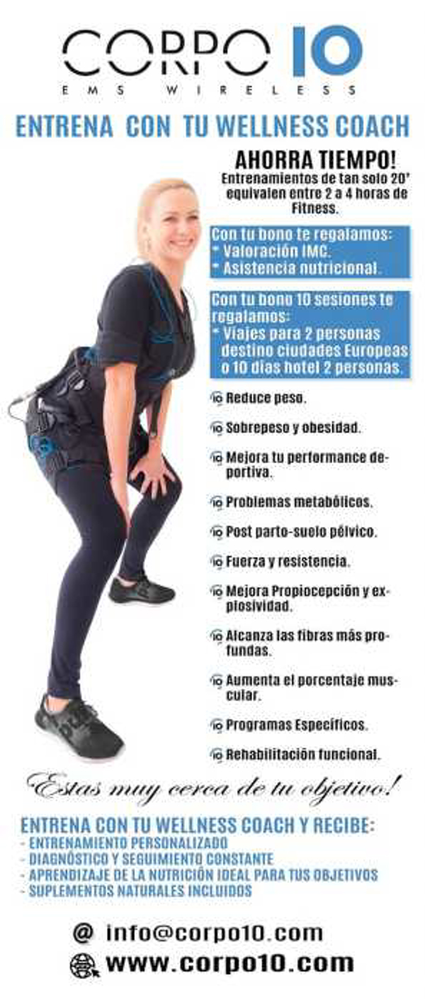 CORPO10.COM ELECTROFITNESS INTEGRAL OFRECE DISTRIBUCION ZONAL CON GRANDES MARGENES DEL 25%