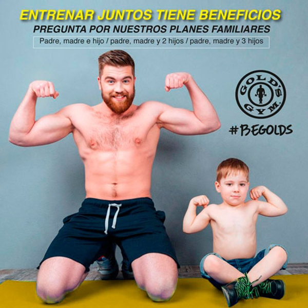 Descubre los planes familiares de la franquicia Golds Gym Ecuador