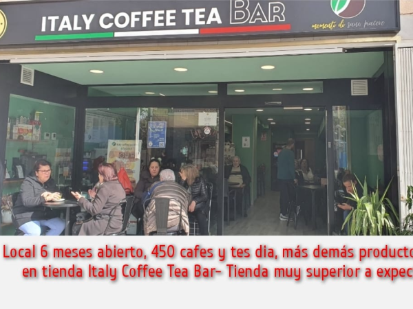 Franquicia Italy Coffee Store, bar, cafetería, tienda, distribución.  Éxito = Diferenciación.