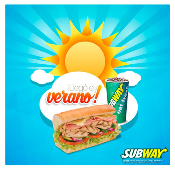 El verano ha llegado a las franquicias Subway