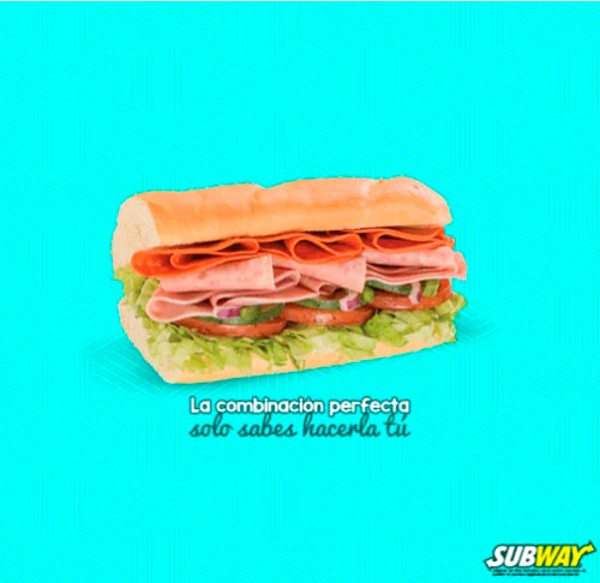 Disfruta de tu Sub con tu combinación preferida en la franquicia Subway